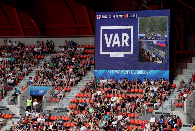 There have been plenty of anxious waits for the outcome of a VAR review at the Women's World Cup (John Walton/PA)
