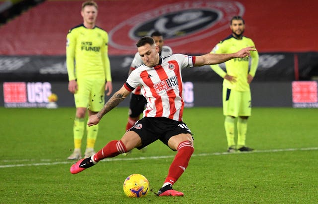 Billy Sharp scores Sheffield United''s winner from the penalty spot