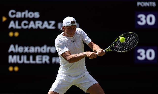 Alexandre Muller made Carlos Alcaraz work for his victory