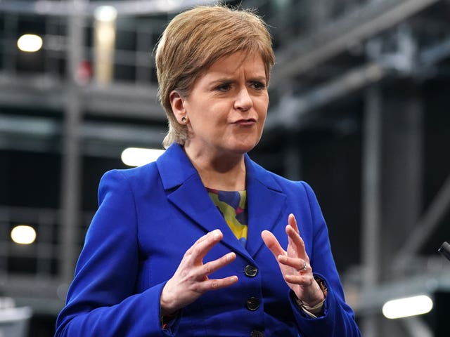 Nicola Sturgeon speaking