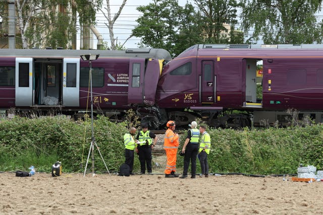 Bedford South train crash