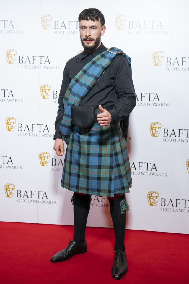 Richard Gadd arriving at the Bafta Scotland Awards
