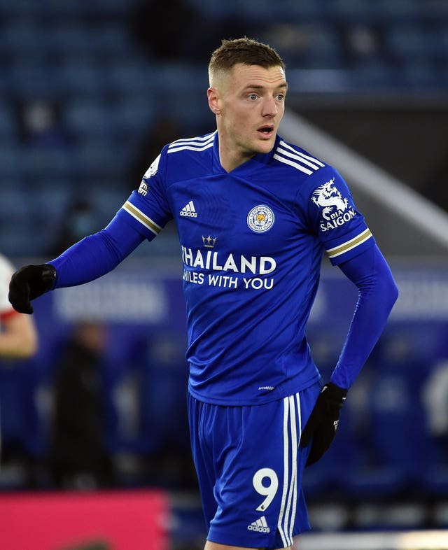 Jamie Vardy is recovering from hernia surgery