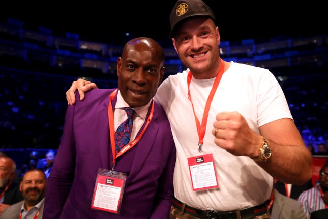Frank Bruno and Tyson Fury