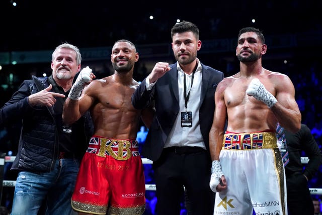 Brook finally got to face Amir Khan