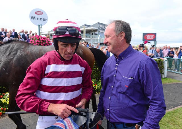 Davy Russell (left) will ride Folsom Blue for the first time in five years