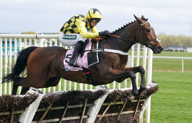 Sir Gino winning at Aintree in the spring