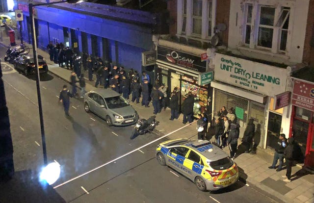 One witness said the victim had been stabbed in the chest and described him as