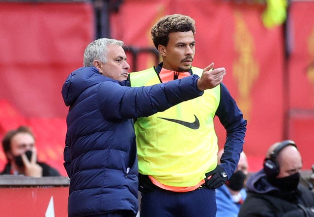 Mourinho has frozen Alli out of the squad at Tottenham this season