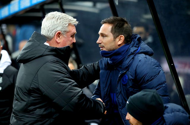 Newcastle manager Steve Bruce has been told not to shake hands