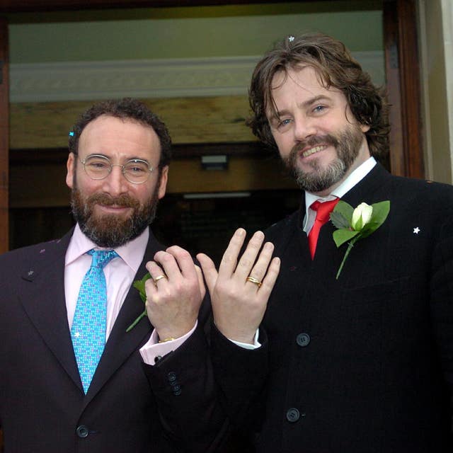 Actor Sir Antony Sher (left) with Greg Doran