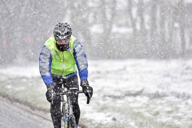 Greg James on day two of his challenge (Sport Relief)