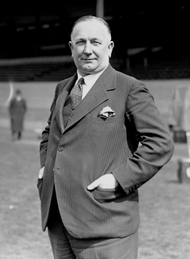 Herbert Chapman/Arsenal manager 1932