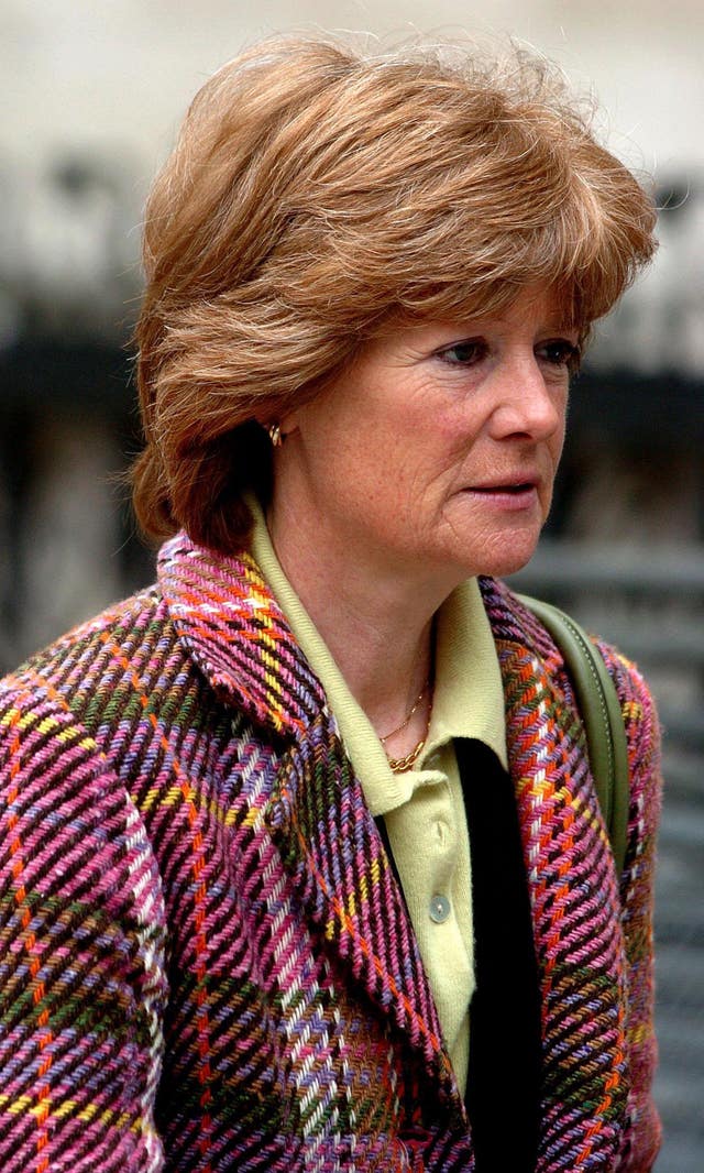 Diana’s sister, Sarah McCorquodale (Stephen Kelly/PA)