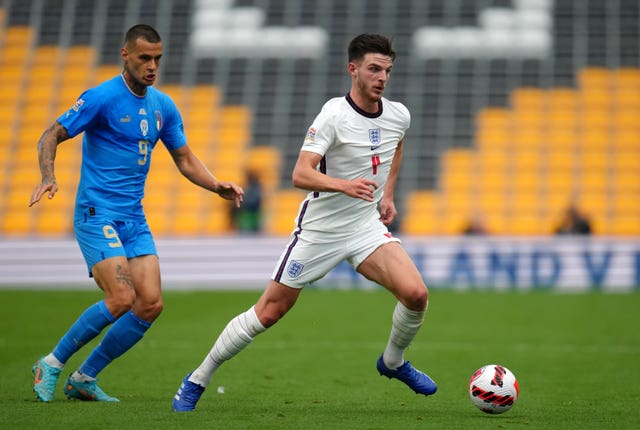 Declan Rice, right, has impressed