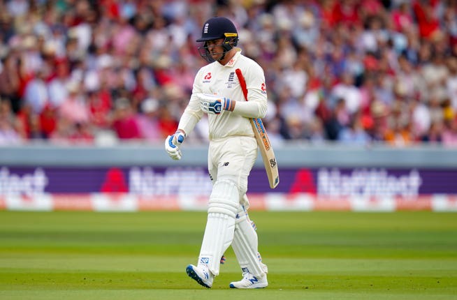England’s Jason Roy was dismissed for a duck