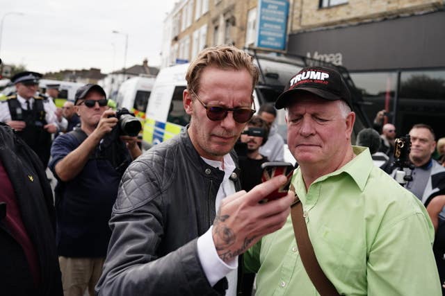 Turning Point UK protest