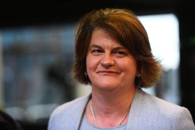 Arlene Foster has insisted the DUP is not playing a game over its opposition to the Brexit backstop plans (Victoria Jones/PA)