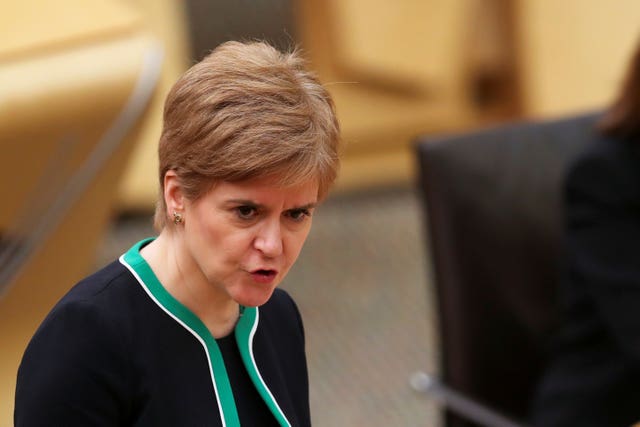 Leaders of the devolved administrations, including Scotland's First Minister Nicola Sturgeon, will make their own decisions on how to support the sports sectors in those countries 