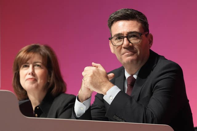 Prime Minister Andy Burnham during the Labour Party conference