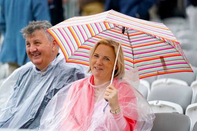 Wet weather once again frustrated spectators at Lord's