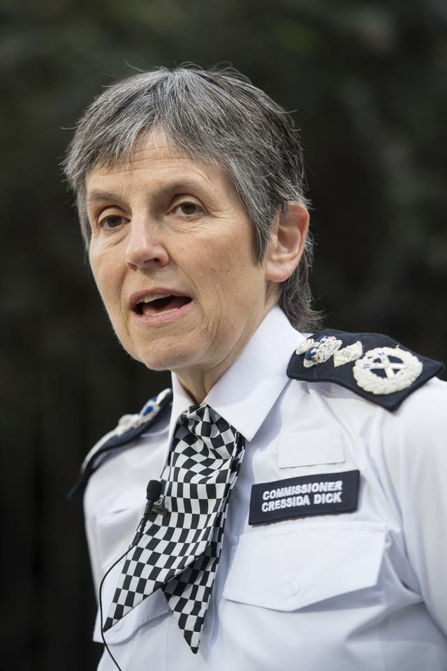 Metropolitan Police Commissioner Cressida Dick