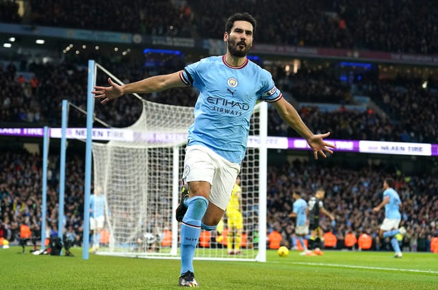 Manchester City’s Ilkay Gundogan