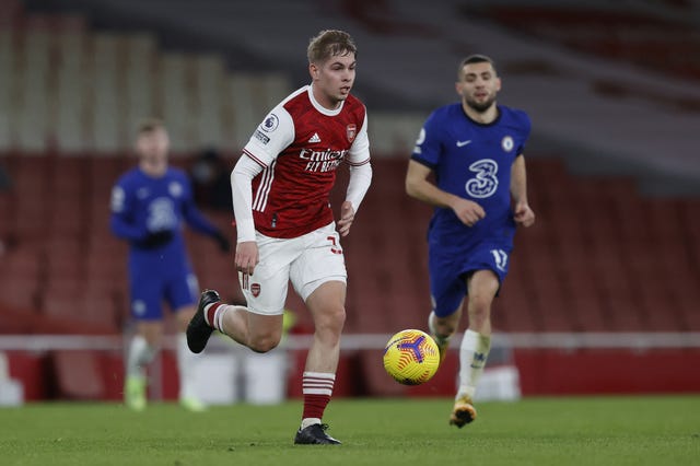 Emile Smith Rowe is seeing increasing minutes at Arsenal