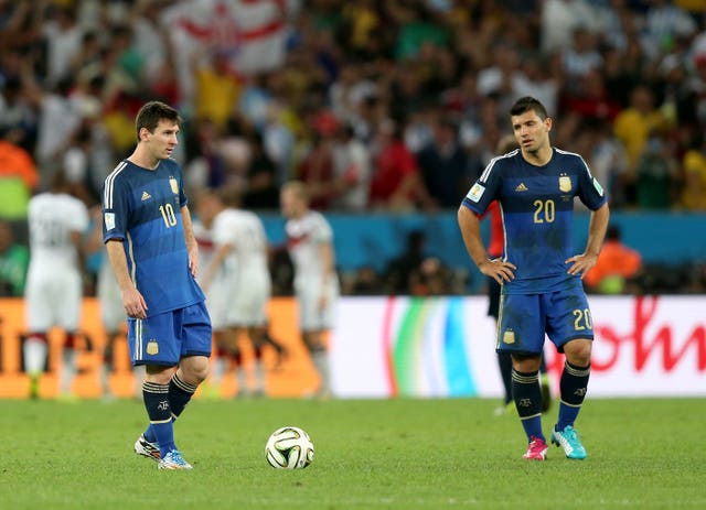 Lionel Messi, left, and Aguero fail to inspire Argentina at the 2018 World Cup (Mike Egerton/PA)