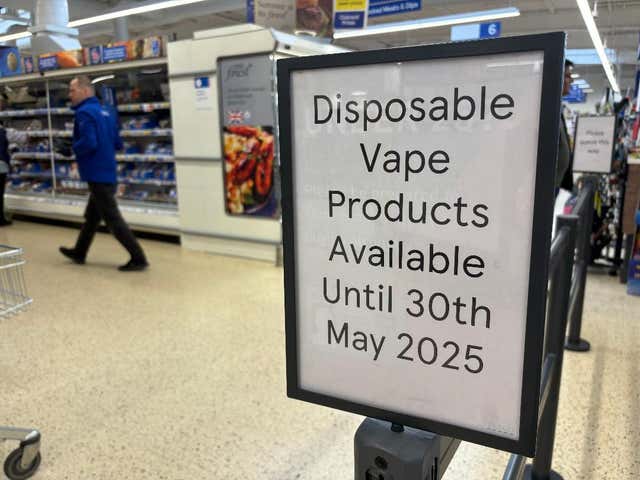 Disposable vape ban