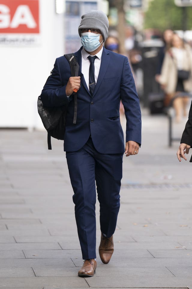 Police officers offensive messages court case