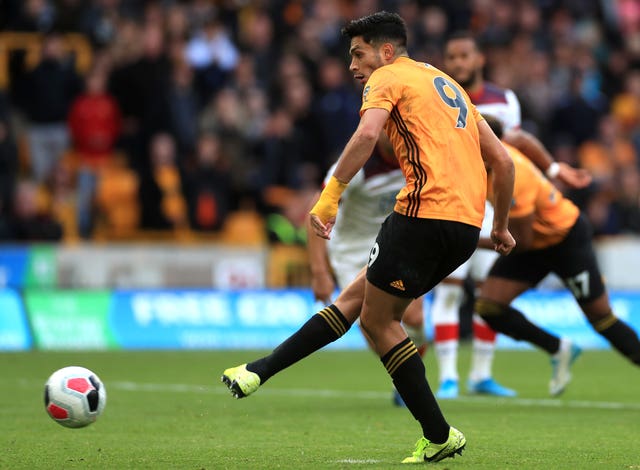 Raul Jimenez got Wolves' equaliser from the penalty spot