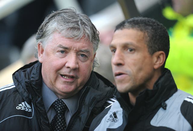 Joe Kinnear with Chris Hughton