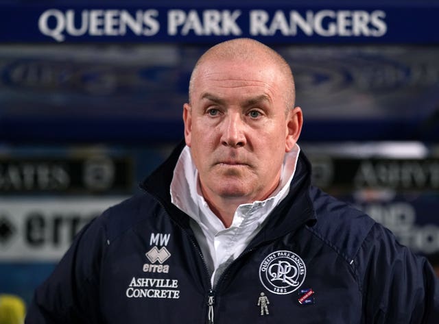 Mark Warburton's QPR travel to Millwall on Tuesday (John Walton/PA).