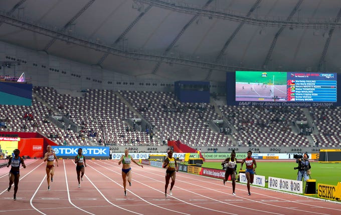 The sparse crowds have been one of the talking points of the World Championships so far