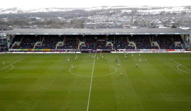 Turf Moor became Burnley's home in 1883.