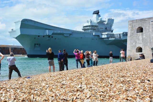 HMS Queen Elizabeth sea trials