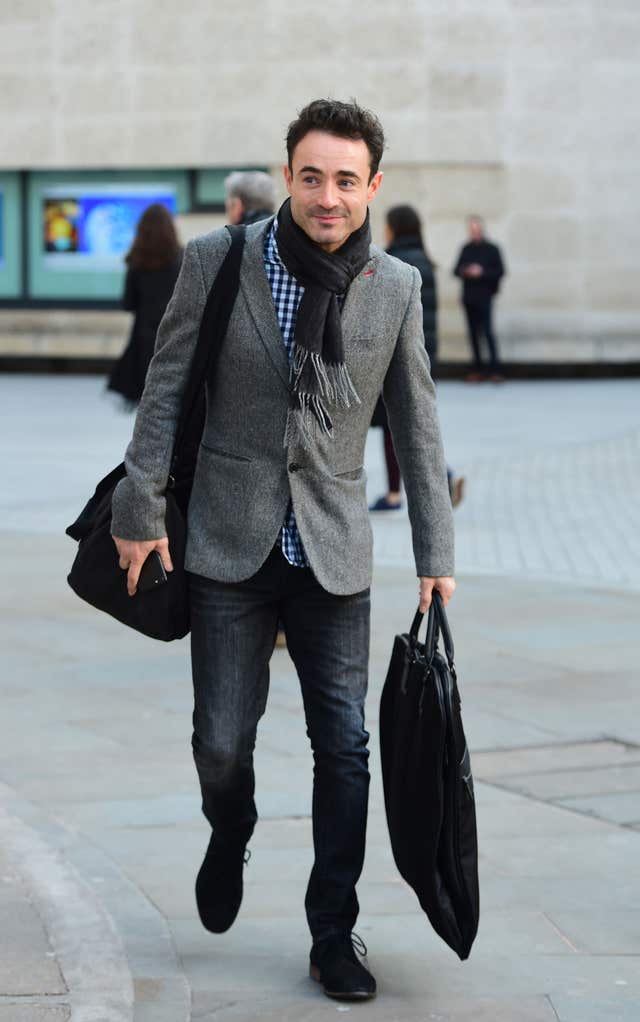 Strictly Come Dancing contestant Joe McFadden (David Mirzoeff/PA)