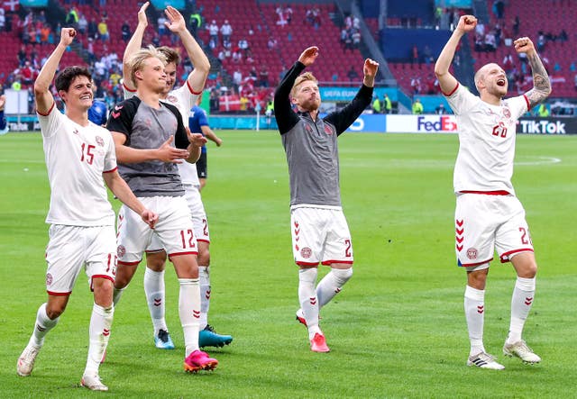 Denmark have rallied after losing their first two group games at Euro 2020 (PA)