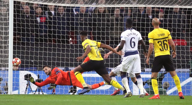 Tottenham Hotspur v Borussia Dortmund – UEFA Champions League – Round of 16 – First Leg – Wembley Stadium