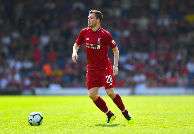 After a slow start, Andy Robertson is now a key player for Jurgen Klopp (Anthony Devlin/PA).