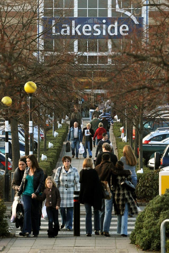 Lakeside shopping centre