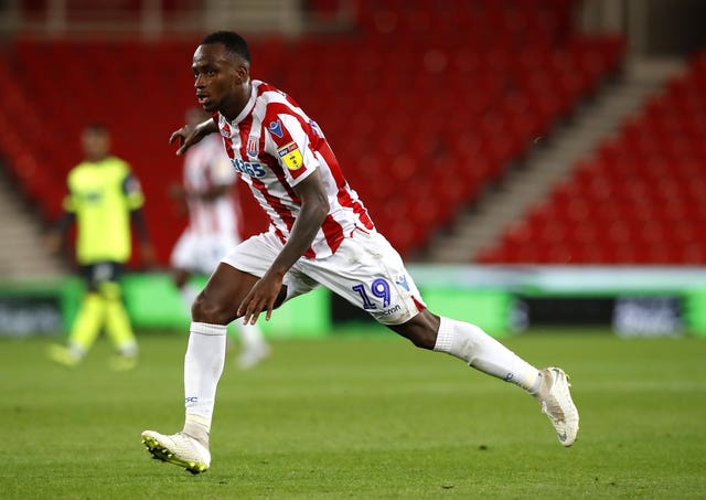 Saido Berahino in action for Stoke City