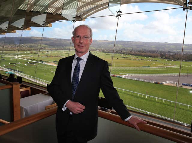 Regional Director of the Jockey Club Ian Renton at Cheltenham