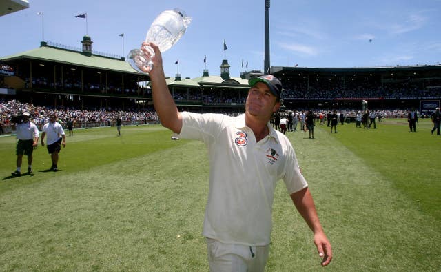 Warne helped Australia claim a 5-0 win over England (Gareth Copley/PA)