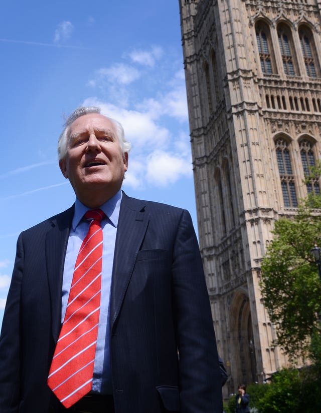 Lord Hain used parliamentary privilege to name the individual at the centre of the row (Stefan Rousseau/PA)