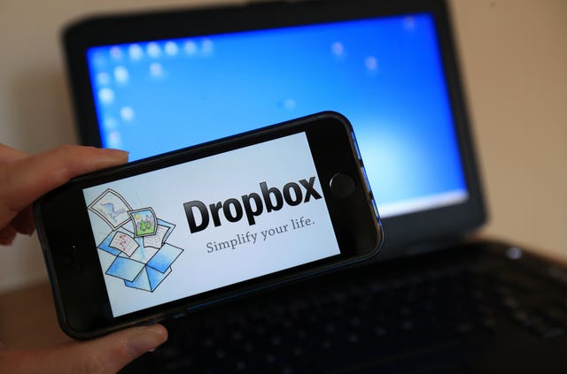 The Dropbox app