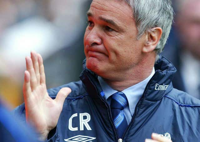 Claudio Ranieri as Chelsea manager