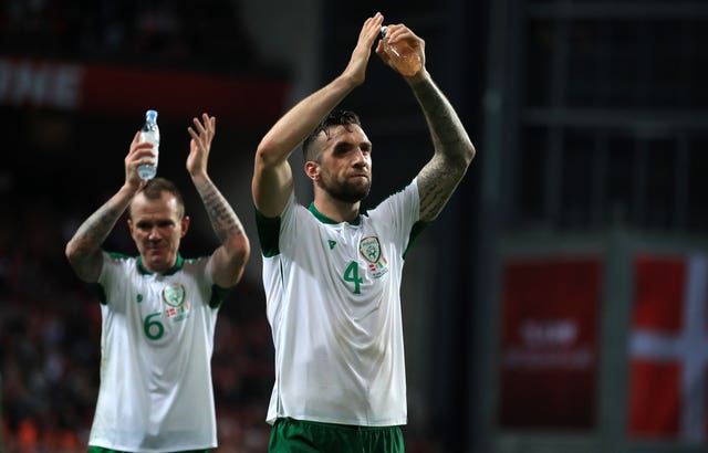 Duffy scored his third international goal to help the Republic of Ireland move three points clear of Group D