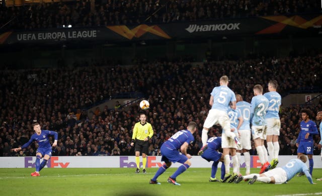 Ross Barkley floated in a fine free-kick